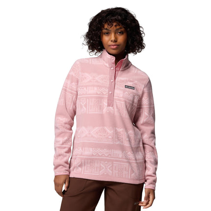 Columbia Women's Benton Springs Printed 1/2 Snap, 