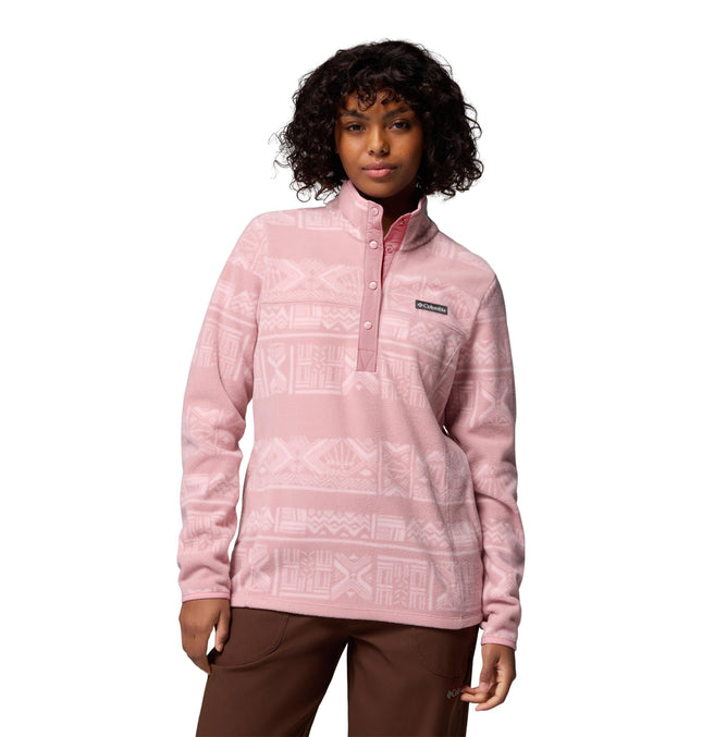 Columbia Women's Benton Springs Printed 1/2 Snap, 
