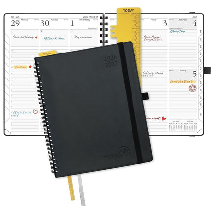 POPRUN Planner 2026-2027 (Large - 8.5'' x 10.5'') 