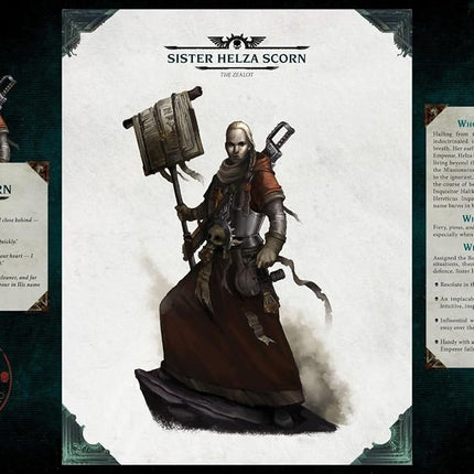Cubicle 7, WH 40K RPG Imperium Maledictum Munitions Starter Set - Fantasy RPG Starter Set - for 1+ Players, Ages 14+