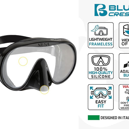 Cressi Musa Explorer Set Snorkeling Sets, Rose Gold, L/XL