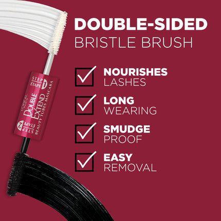 L'Or�al Paris Makeup Double Extend Beauty Tubes Lengthening 2 Step Mascara, Black, 0.33 fl. oz.