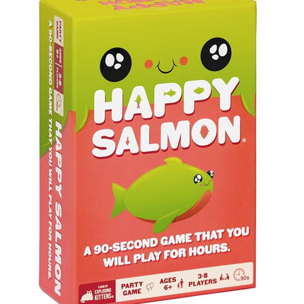 Exploding Kittens Happy Salmon, 3-8 Players, Ages 