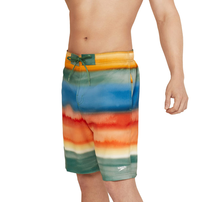 Speedo Men's Swim Trunk Knee Length Boardshort Bondi Printed