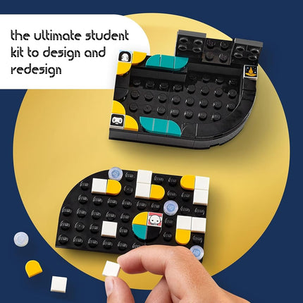 LEGO DOTS Hogwarts Desktop Kit 41811, DIY Harry Potter Back to School Accessories and Supplies, Desk Decor Items and Patch Sticker, Crafts Toys, Great Easter Gift for Kids