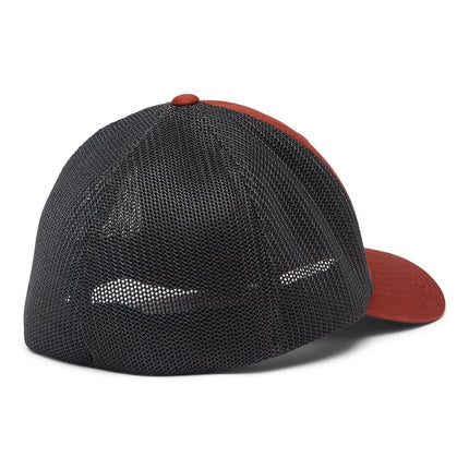 Casquette Tree Flag Mesh Columbia Unisexe – Visière Plate, Rouge Warp, Shark, Taille XL