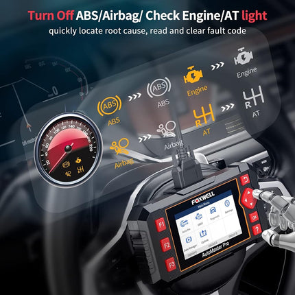 FOXWELL Car Scanner NT604 Elite OBD2 Scanner ABS SRS Transmission