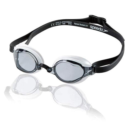Speedo Swim Goggle Socket 2.0, White/Black, 1SZ