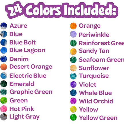 CRAYOLA Scribble Scrubbie Pets Marker Set, 24 Washable Markers For Kids, Gifts For Boys & Girls [Amazon Exclusive]
