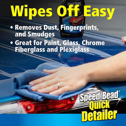 Stoner Car Care 92354-3PK Speed Bead Quick Detailer Spray with Carnauba Wax – Streak-Free Spray Wax for Car Detailing – High Gloss & Protection – Multi-Surface, Pina Colada Scent – 22 Fl Oz, Pack of 3