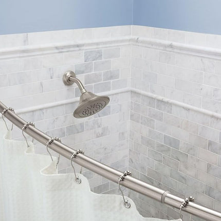 Moen SR2100BN Pack of 12 Shower Rings, Brushed Nickel