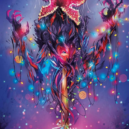 Buffalo Games – Stranger Things Demogorgon Lights 500 Piece Jigsaw Puzzle Colorful Puzzle for Adults – Precision-Cut Pieces, Beautiful Artwork, and Hours of Relaxing Fun