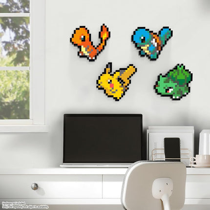 MEGA Pokemon Action Figure Building Set, Pikachu with 400 Pieces and Pixel Retro Style, for Table or Wall Decor, Build & Display Toy for Collectors