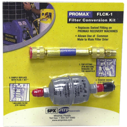 Robinair FLCK-1 Filter Conversion Kit for Promax Recovery and Recycling Units, 2 Piece Set