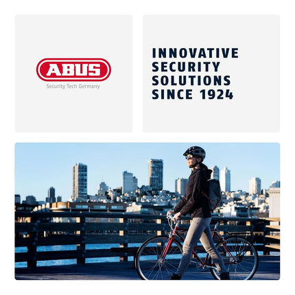 ABUS Bordo 6000K Folding Lock with SH Holder, 90 cm, Black