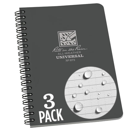 Rite in the Rain Weatherproof Side Spiral Notebook