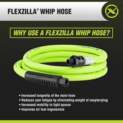 Flexzilla HFZ3806YW2B Hoses and Valves, Ball Swivel End, 3/8" (inch) x 6' (feet)