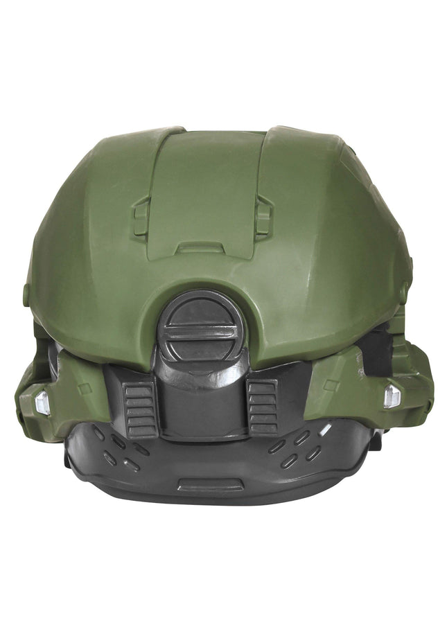 DISGUISE Men's Master Chief Adult Light-up Deluxe Helmet, Green, One size