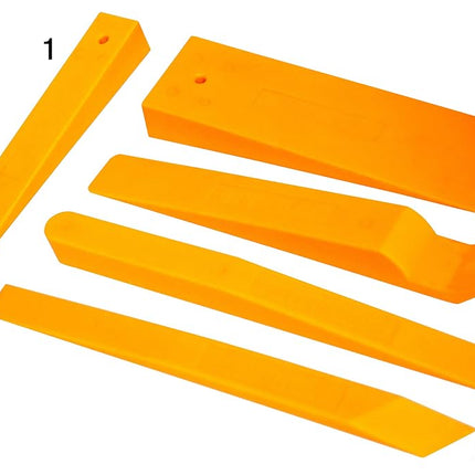 Lisle 69620 Wedge Assortment Set, 5 Piece,Orange