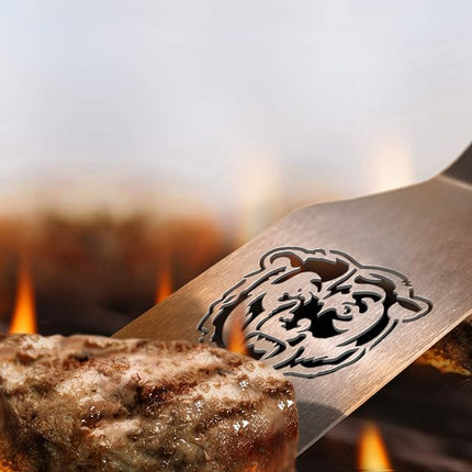 YouTheFan NFL Chicago Bears Spirit Series 3-Piece BBQ Set Stainless Steel, 22" x 9"