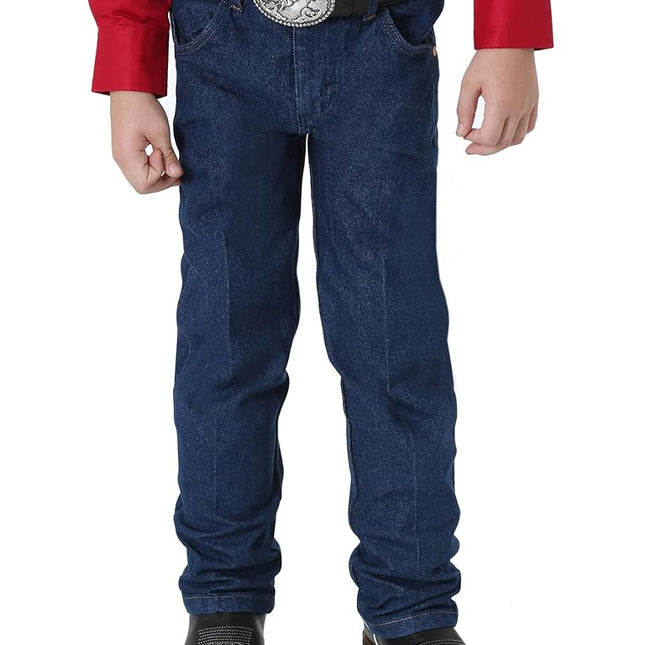 Wrangler Boys' 13MWZ Cowboy Cut Original Fit Jean, Prewashed Indigo, 3T