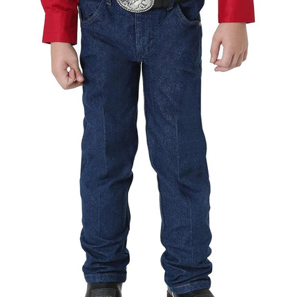 Wrangler Boys' 13MWZ Cowboy Cut Original Fit Jean, índigo prelavado, 11