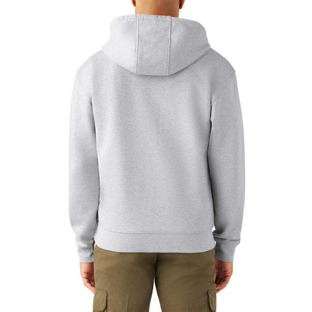 Dickies Mens Quarter Zip Hoodie, Heather Gray, XX-Large