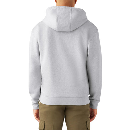 Sudadera con capucha y cierre de un cuarto para hombre Dickies, gris jaspeado, 3XL