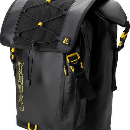 Cressi Venom Dry Backpack - Waterproof Bag/Backpack for Sports Activities, Black, 30 L, Unisex Adult