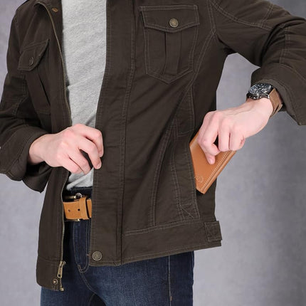 Portefeuille en cuir à trois volets Timberland pour homme avec fenêtre d'identification, Fauve (Cloudy), Taille unique