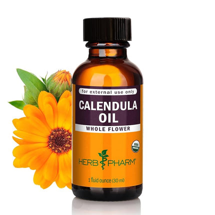 Herb Pharm Certified Organic Calendula Oil - 1 Oun