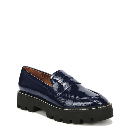Mocassins à pampilles avec semelle crantée Balin de Franco Sarto pour femme, bleu nuit, 10 large