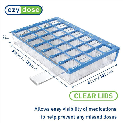 Ezy Dose Pharmadose 4-Times-A-Day Weekly (7-Day) Pill Reminder