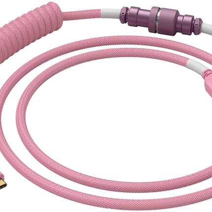 GLORIOUS Premium Coiled Keyboard Cable (Pixel Pink)