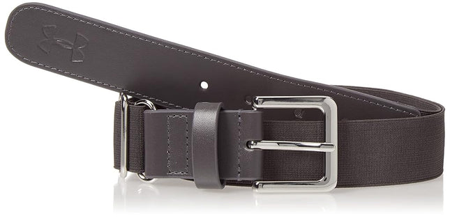 Under Armour Boys' Baseball Belt, (019) Charcoal / / Charcoal, One Size