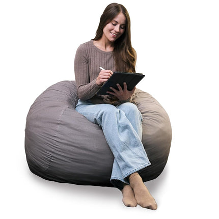 Big Joe 0030658 Kid's Fuf Filled Chair, Fog Lenox 