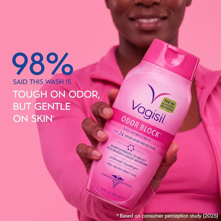 Vagisil Intimate Wash, Odor Block, 12 Ounce