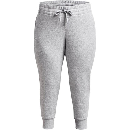 Under Armour Womens Rival Fleece Joggers Mod Gray/