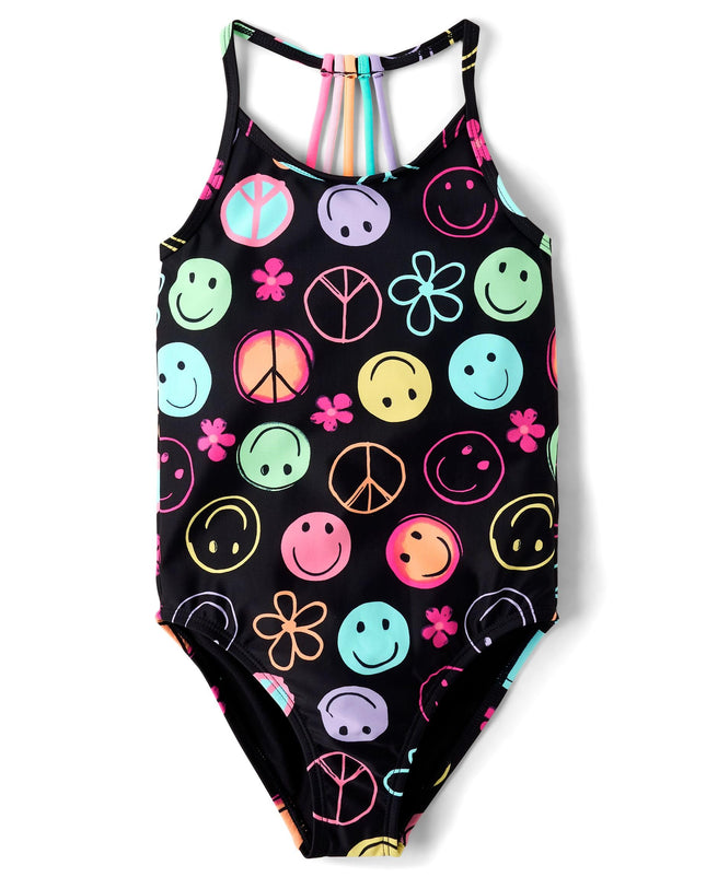The Children's Place Girls' One Piece Swimsuit, Bl