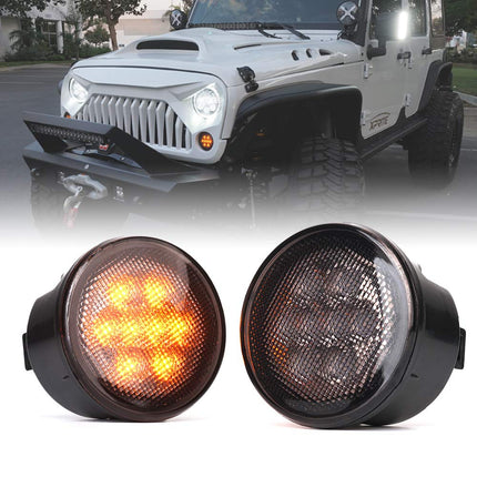 Xprite Amber LED Front Turn Signal Light Assembly 