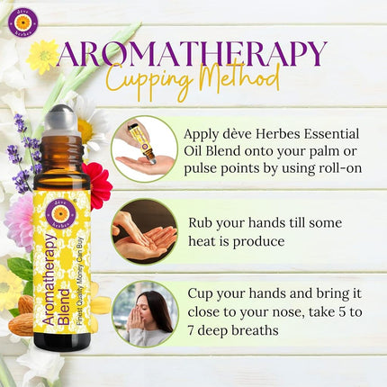 Deve Herbes Thieves Multipurpose Undiluted Essential Oil Blend 100ml (3.38 oz) with Pre-Diluted Ready-to-Use Roll-on 10ml (0.33 oz)
