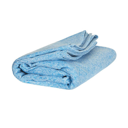 Dock & Bay Quick Drying Towel - for Sports & Gym - Compact, Lightweight - 100% Recycled - Includes Bag - Essential - Lagoon Blue - Large (160x90cm, 63x35)