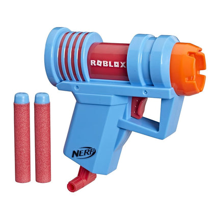 Nerf Roblox Mad City: Plasma Ray Dart Blaster, Pull-Down Priming Handle, 2 Elite Darts, Code to Unlock in-Game Virtual Item Multicolor F2497