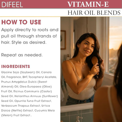 Difeel Sunflower Mega Care Vitamin E Oil, 2.5 Ounce