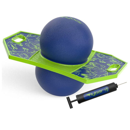 Flybar Pogo Trick Ball para niños – Tabla de equilibrio con superficie antideslizante – Bomba incluida – Juguetes para interior y exterior para niños y niñas – Forma divertida de reducir el tiempo de pantalla – Soporta hasta 72 kg – A partir de 6 años