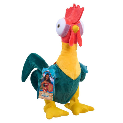Just Play Moana 27,9 cm Hei Hei Feature Small Plush with Sounds and Dancing, Stuffed Animal, Pretend Play, Toy for Kids, Girls, Boys, Ages 3