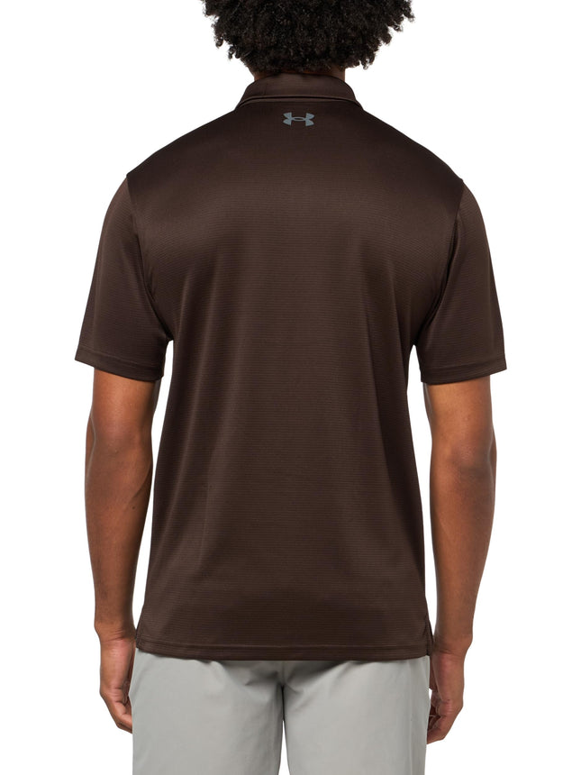 Polo Threadborne Boundless para hombre de Under Armour, (246) Kona Brown / / Pitch Gray, M Tall