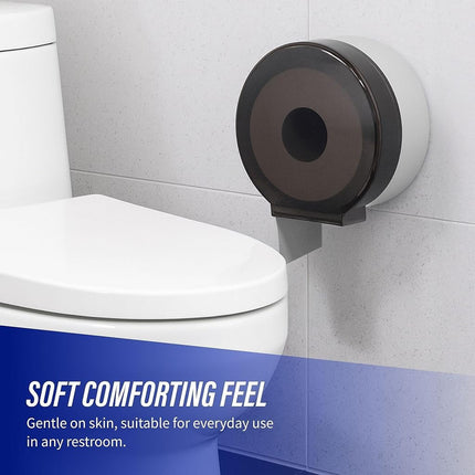 Genuine Joe 2-ply Jumbo Roll Dispnsr Bath Tissue