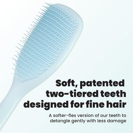 Tangle Teezer Fine & Fragile Ultimate Detangler Brush, Dry & Wet Hair Brush to Detangle & Reduce Breakage, Large, Seafoam Blue