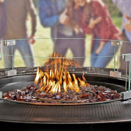 Fire Sense Burnt Bronze Reflective Fire Glass